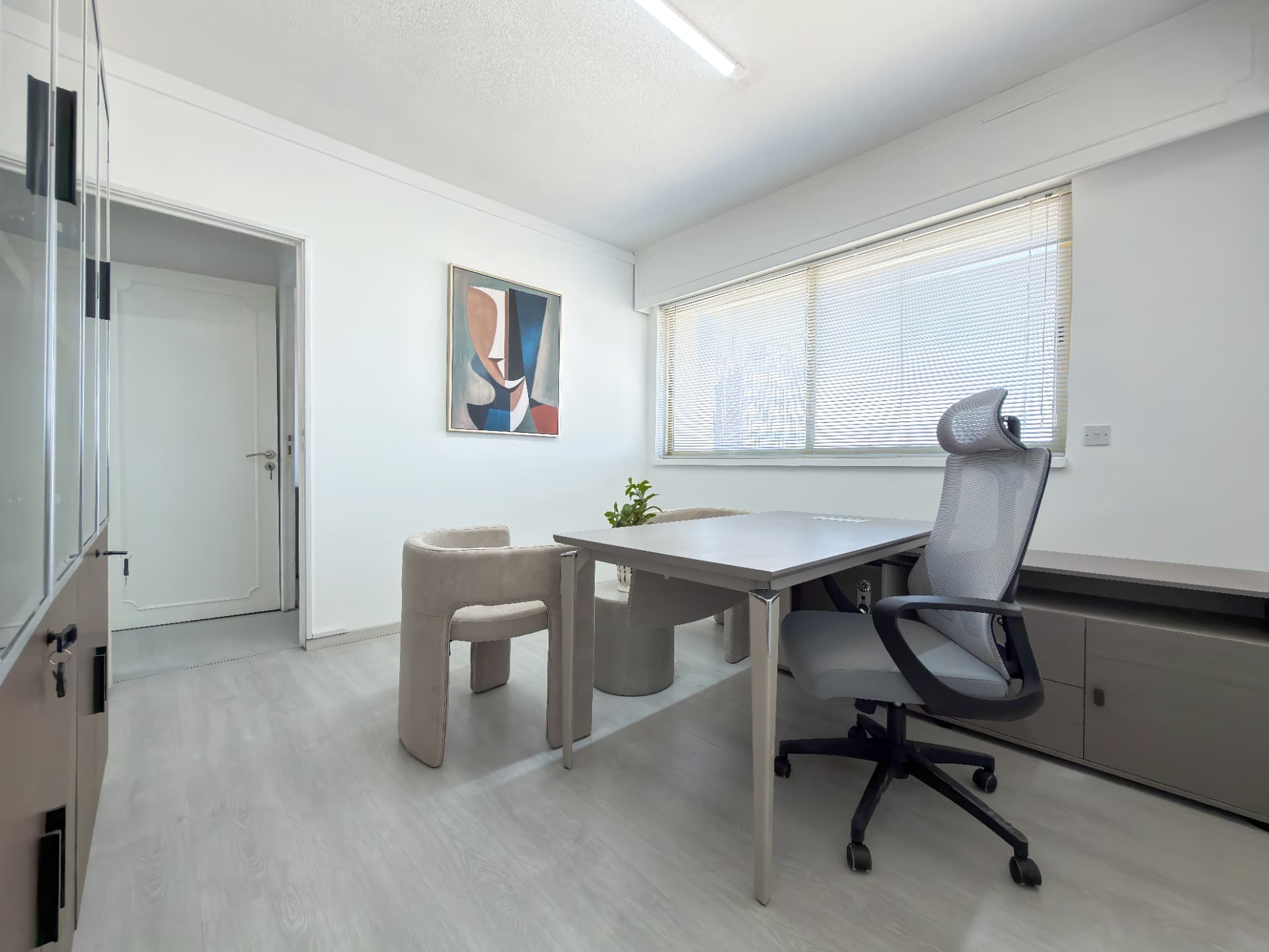 Atelier Office wide view toward the door
