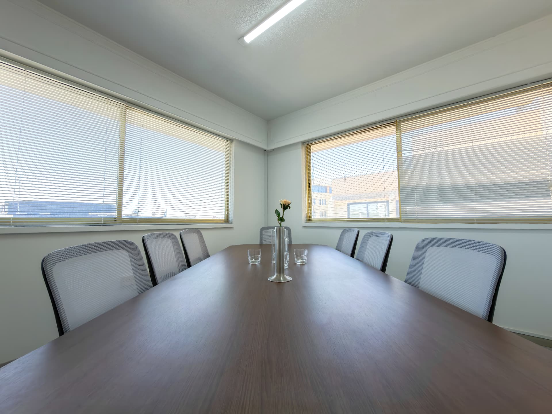 The Boardroom looking toward the windows